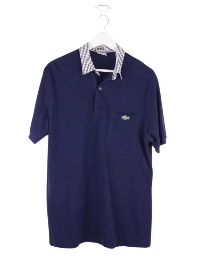 Polo amb coll de quadres Lacoste