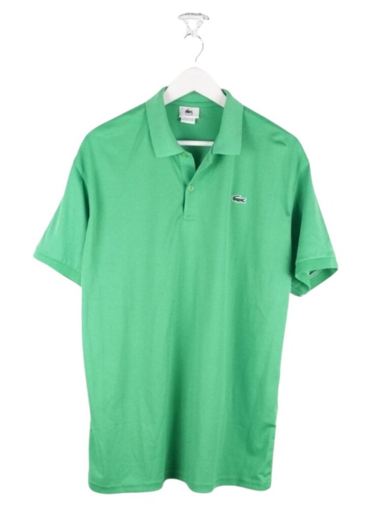 Polo esportiu verd Lacoste