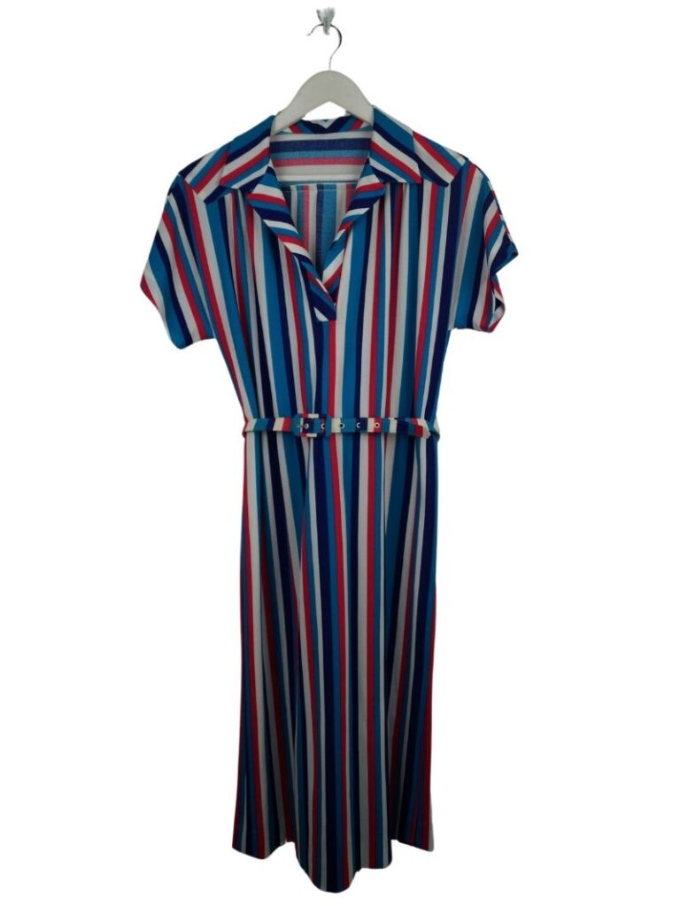 Vestido rayas vintage